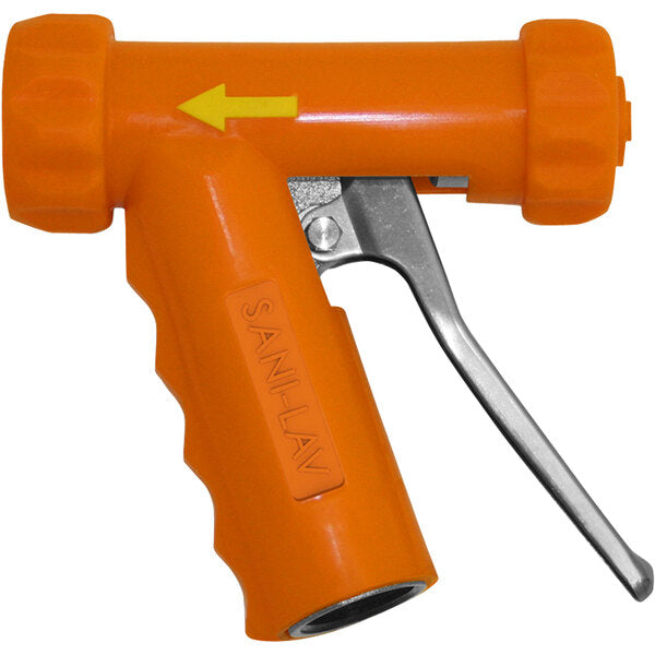 +PISTOLA DE AGUA INSULADA DE ALUMINIO CON MANGO DE ACERO INOXIDABLE, DE COLOR, SANI-LAV No. N1.